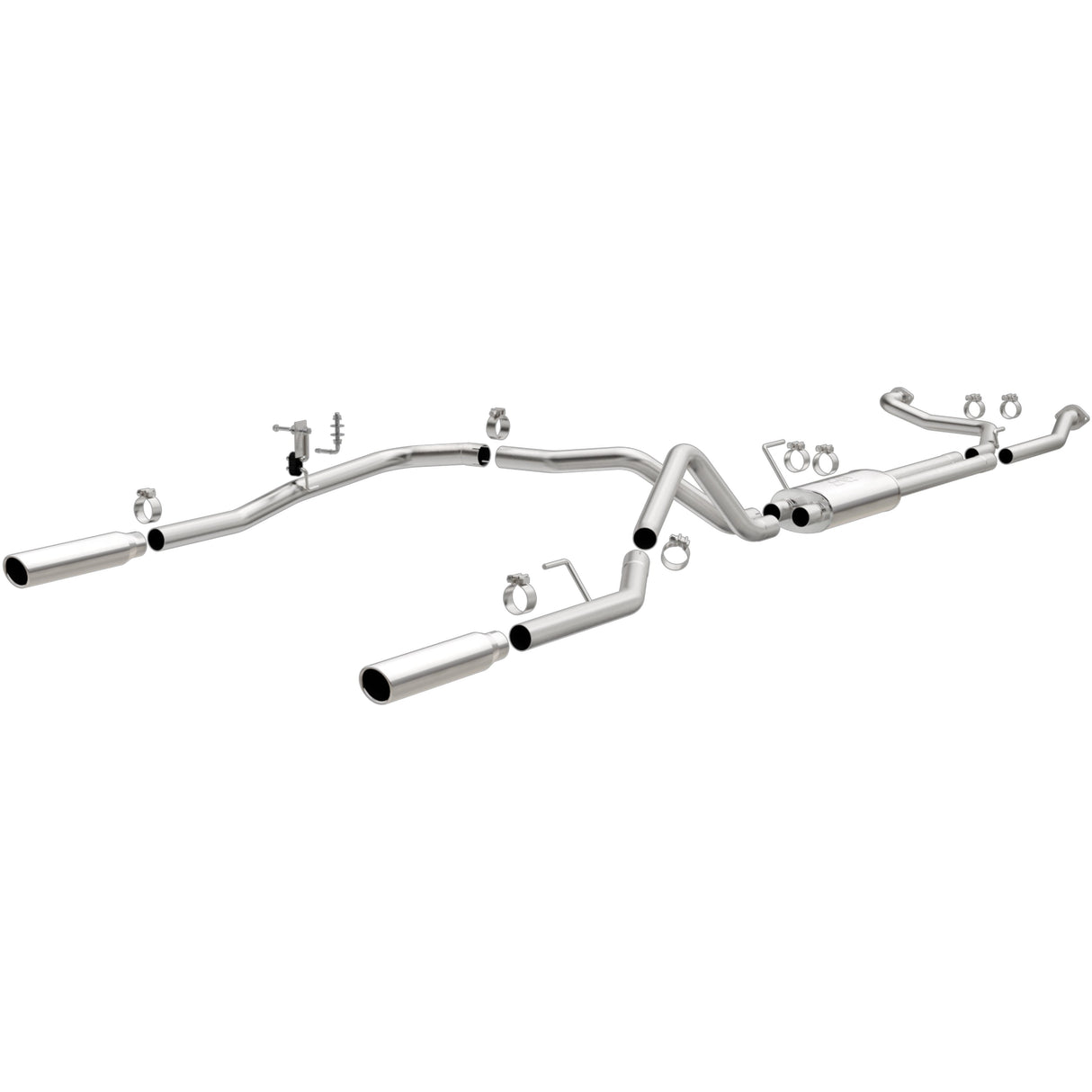 Street Series Stainless Cat-Back System MagnaFlow Exhaust Products Exhaust System Kit  AXOPROS