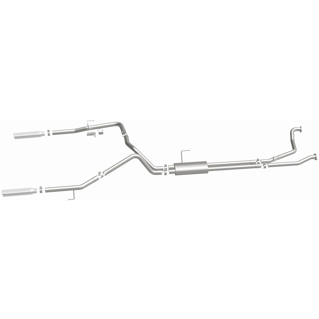 Street Series Stainless Cat-Back System MagnaFlow Exhaust Products Exhaust System Kit  AXOPROS