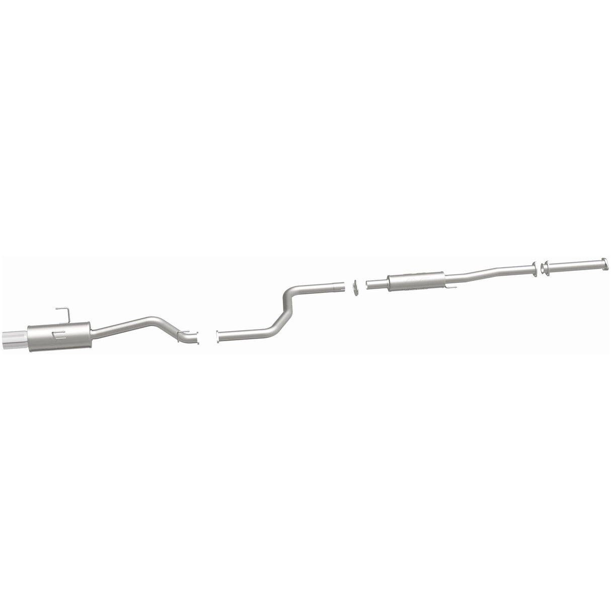 Street Series Stainless Cat-Back System MagnaFlow Exhaust Products Exhaust System Kit  AXOPROS