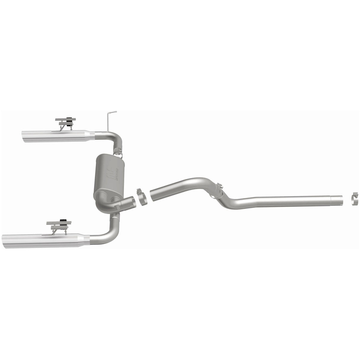 Street Series Stainless Cat-Back System MagnaFlow Exhaust Products Exhaust System Kit  AXOPROS