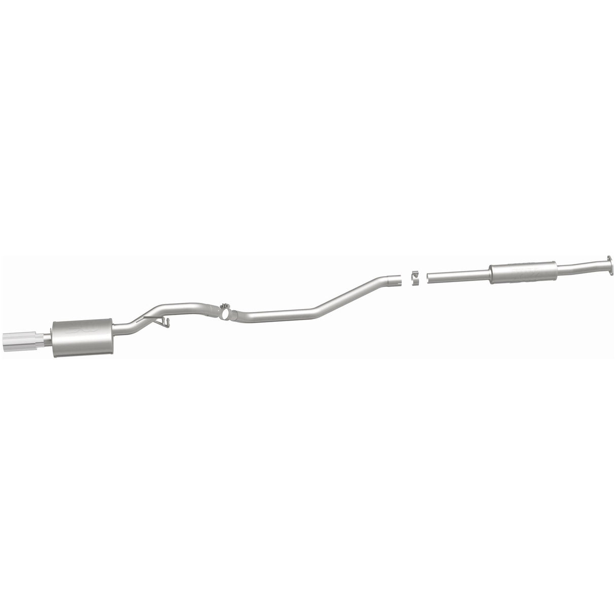 Street Series Stainless Cat-Back System MagnaFlow Exhaust Products Exhaust System Kit  AXOPROS