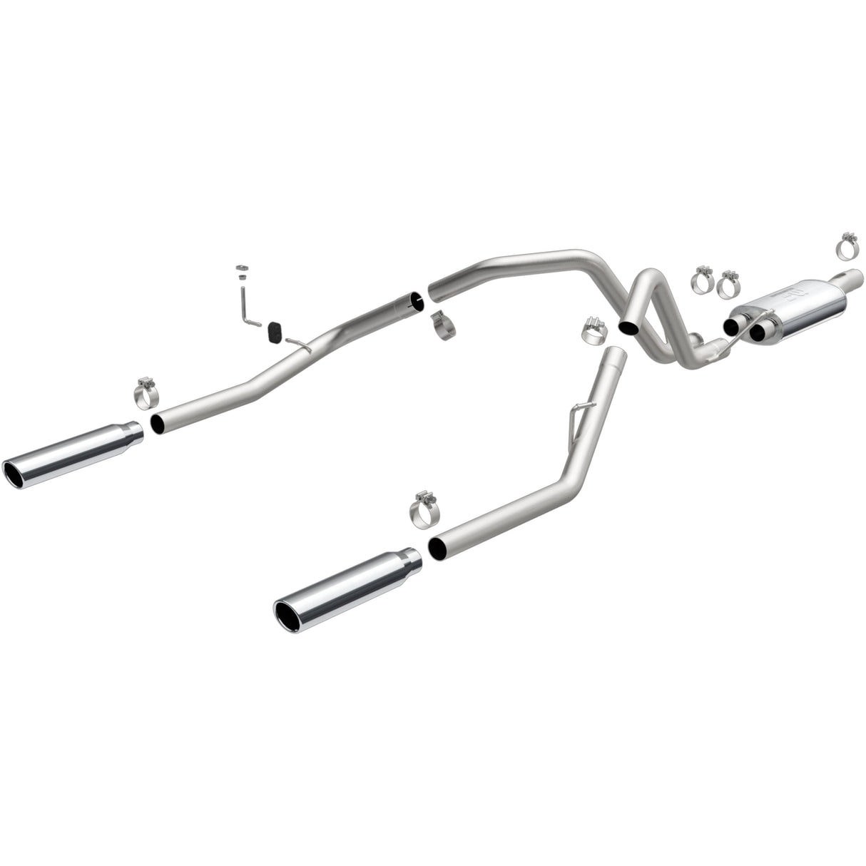 Street Series Stainless Cat-Back System MagnaFlow Exhaust Products Exhaust System Kit  AXOPROS