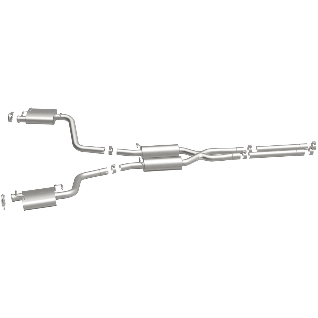 Street Series Stainless Cat-Back System MagnaFlow Exhaust Products Exhaust System Kit  AXOPROS