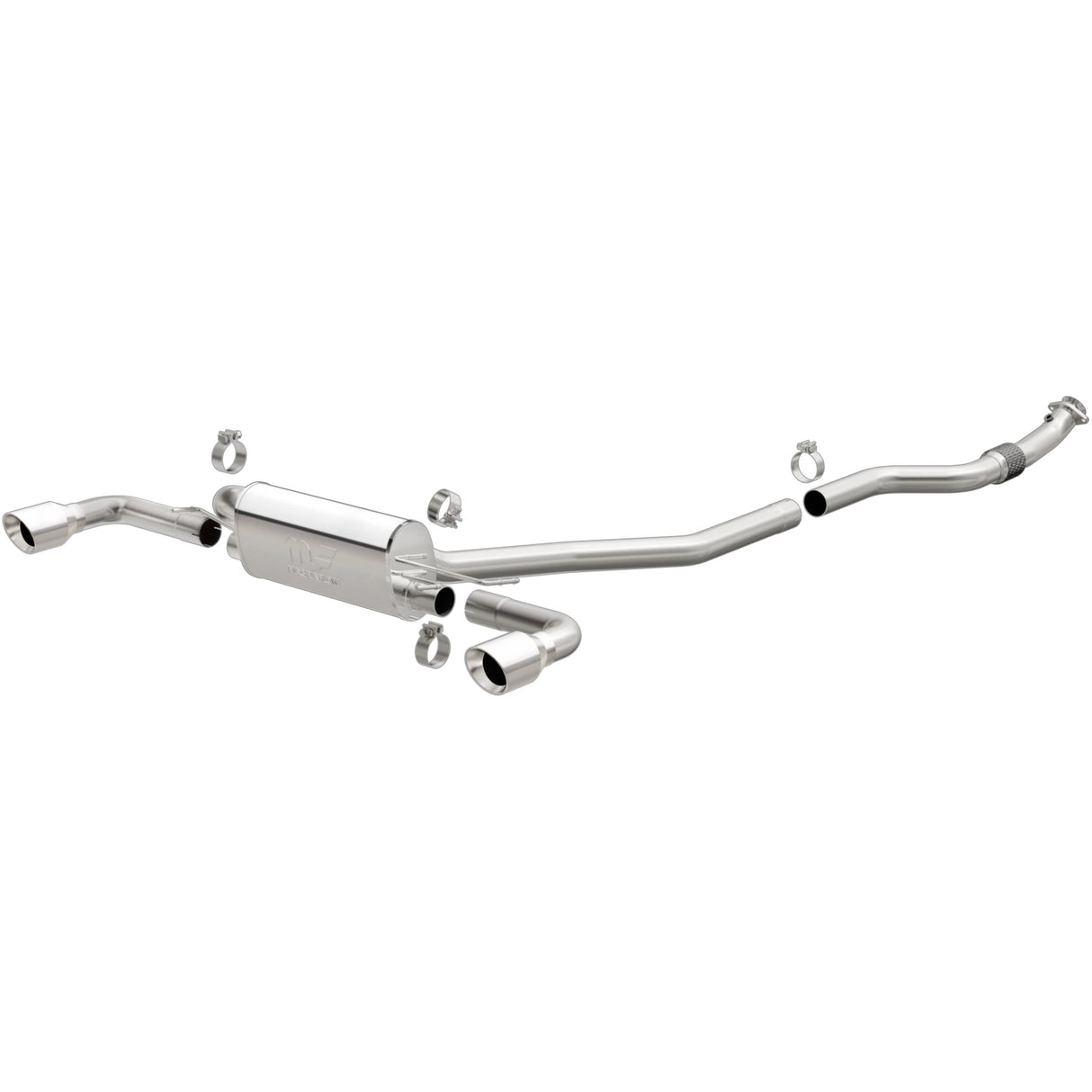 Street Series Stainless Cat-Back System MagnaFlow Exhaust Products Exhaust System Kit  AXOPROS