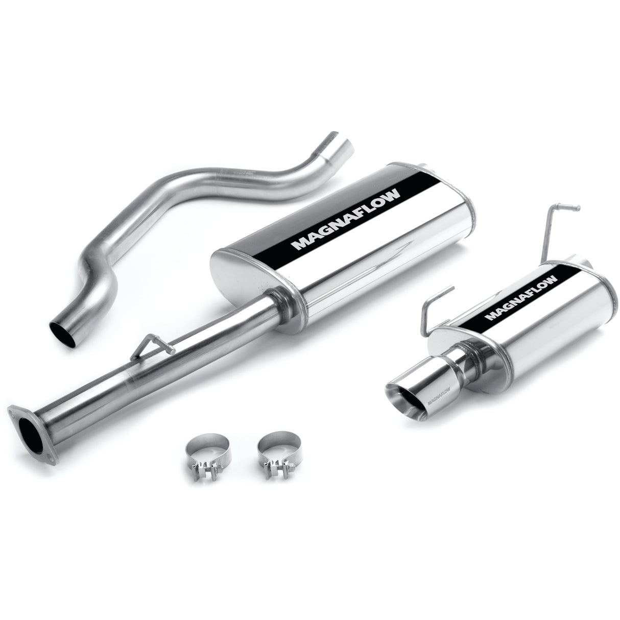 Street Series Stainless Cat-Back System MagnaFlow Exhaust Products Exhaust System Kit  AXOPROS
