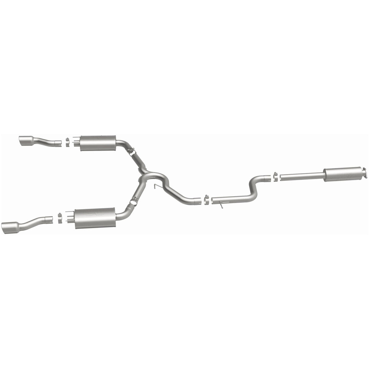 Street Series Stainless Cat-Back System MagnaFlow Exhaust Products Exhaust System Kit  AXOPROS