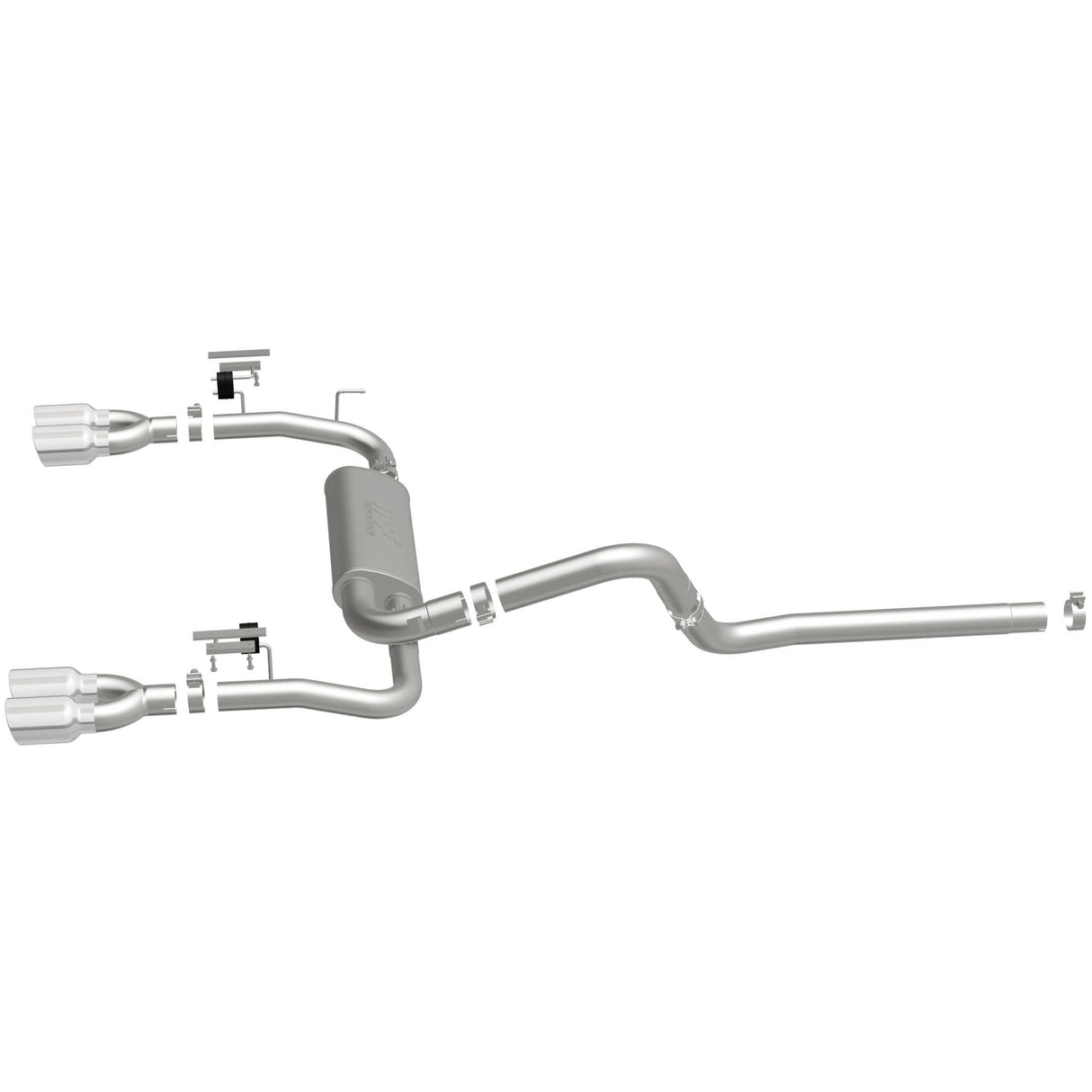 Street Series Stainless Cat-Back System MagnaFlow Exhaust Products Exhaust System Kit  AXOPROS