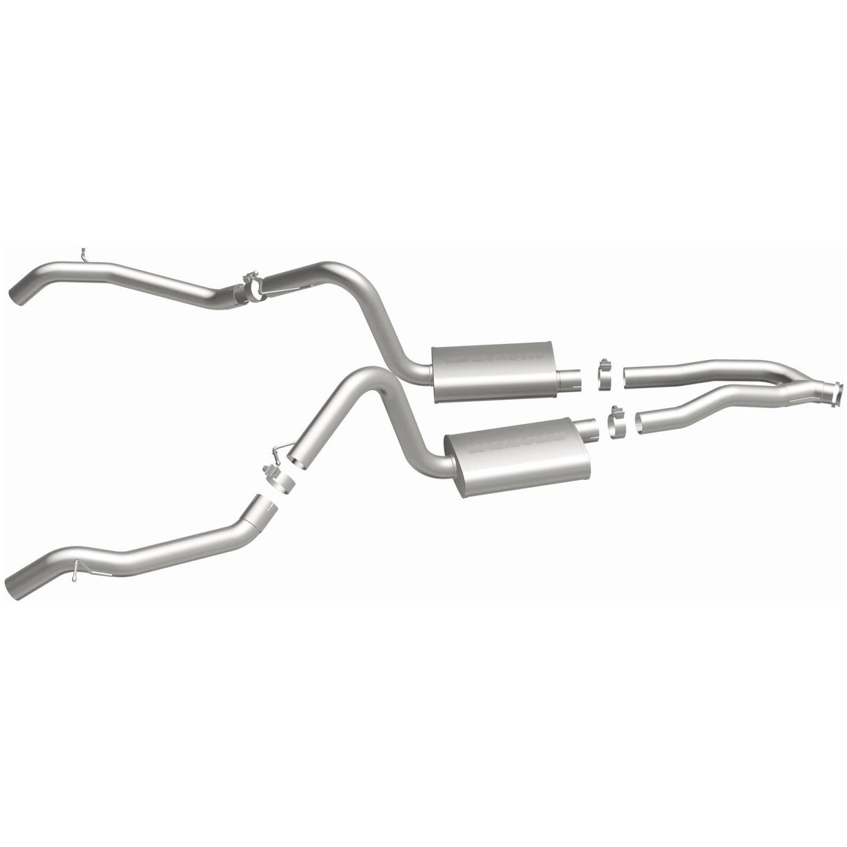 Street Series Stainless Cat-Back System MagnaFlow Exhaust Products Exhaust System Kit  AXOPROS