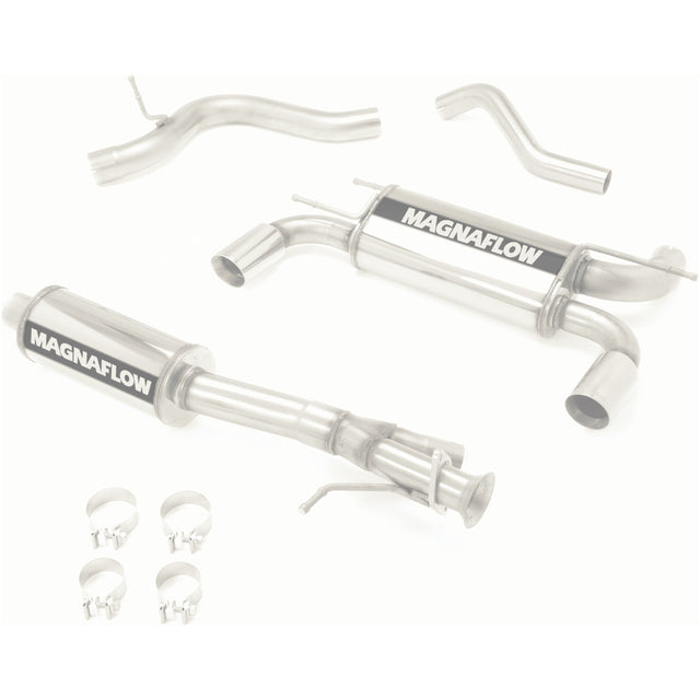 Street Series Stainless Cat-Back System MagnaFlow Exhaust Products Exhaust System Kit  AXOPROS