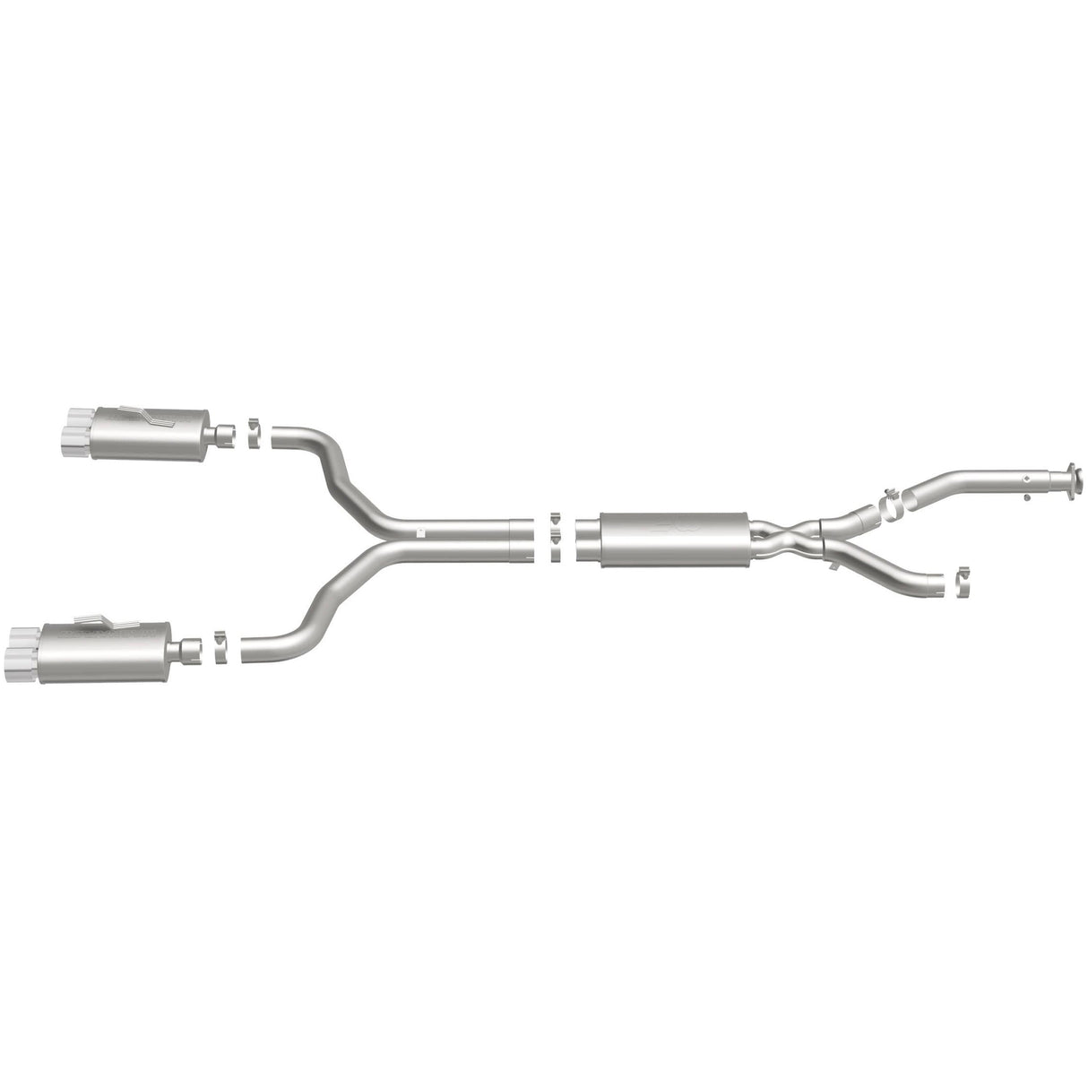 Street Series Stainless Cat-Back System MagnaFlow Exhaust Products Exhaust System Kit  AXOPROS