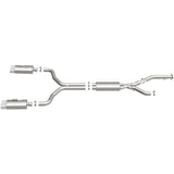 Street Series Stainless Cat-Back System MagnaFlow Exhaust Products Exhaust System Kit  AXOPROS
