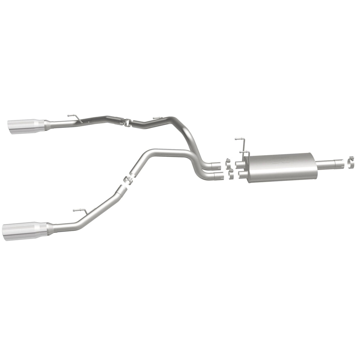 Street Series Stainless Cat-Back System MagnaFlow Exhaust Products Exhaust System Kit  AXOPROS