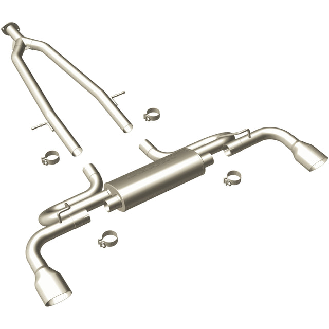 Street Series Stainless Cat-Back System MagnaFlow Exhaust Products Exhaust System Kit  AXOPROS