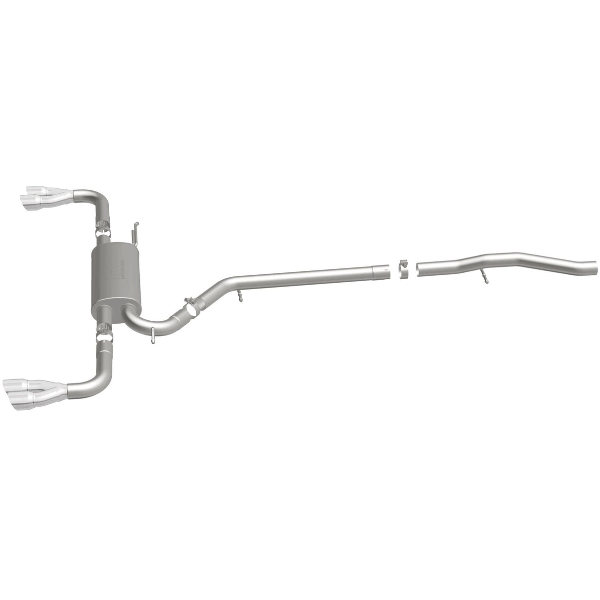 Street Series Stainless Cat-Back System MagnaFlow Exhaust Products Exhaust System Kit  AXOPROS