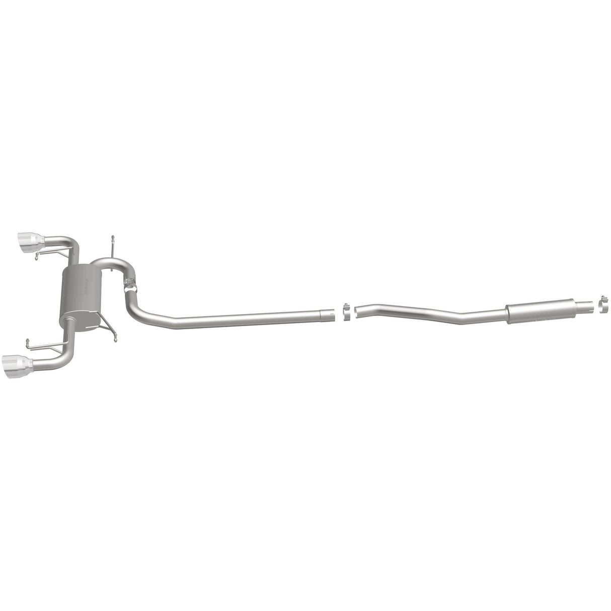 Street Series Stainless Cat-Back System MagnaFlow Exhaust Products Exhaust System Kit  AXOPROS