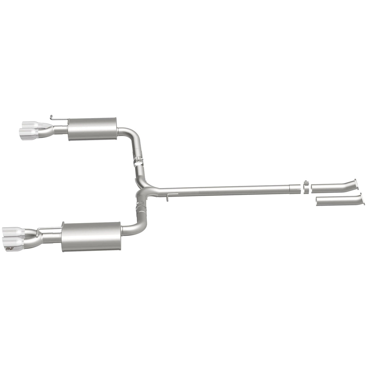 Street Series Stainless Cat-Back System MagnaFlow Exhaust Products Exhaust System Kit  AXOPROS