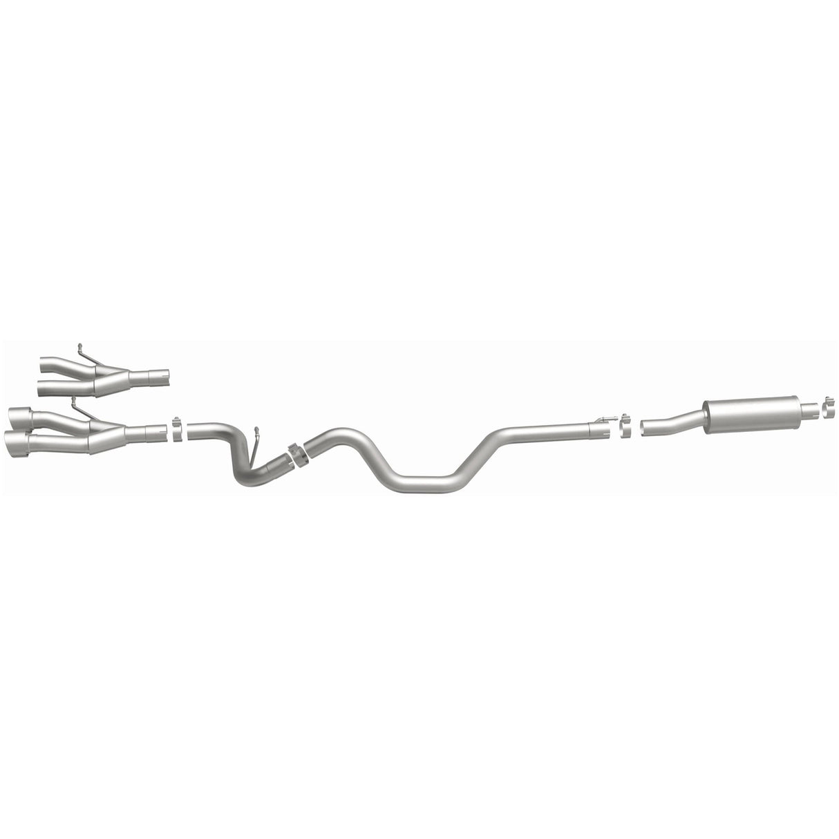 Street Series Stainless Cat-Back System MagnaFlow Exhaust Products Exhaust System Kit  AXOPROS