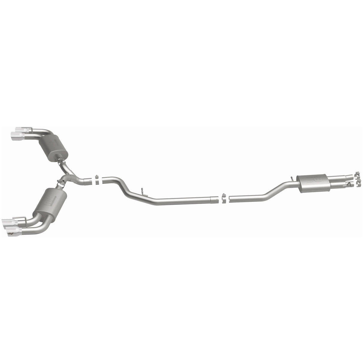 Street Series Stainless Cat-Back System MagnaFlow Exhaust Products Exhaust System Kit  AXOPROS