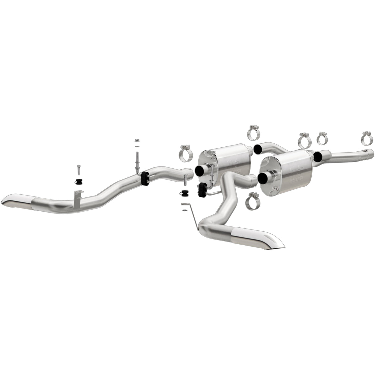 Street Series Stainless Crossmember-Back System MagnaFlow Exhaust Products Exhaust System Kit  AXOPROS