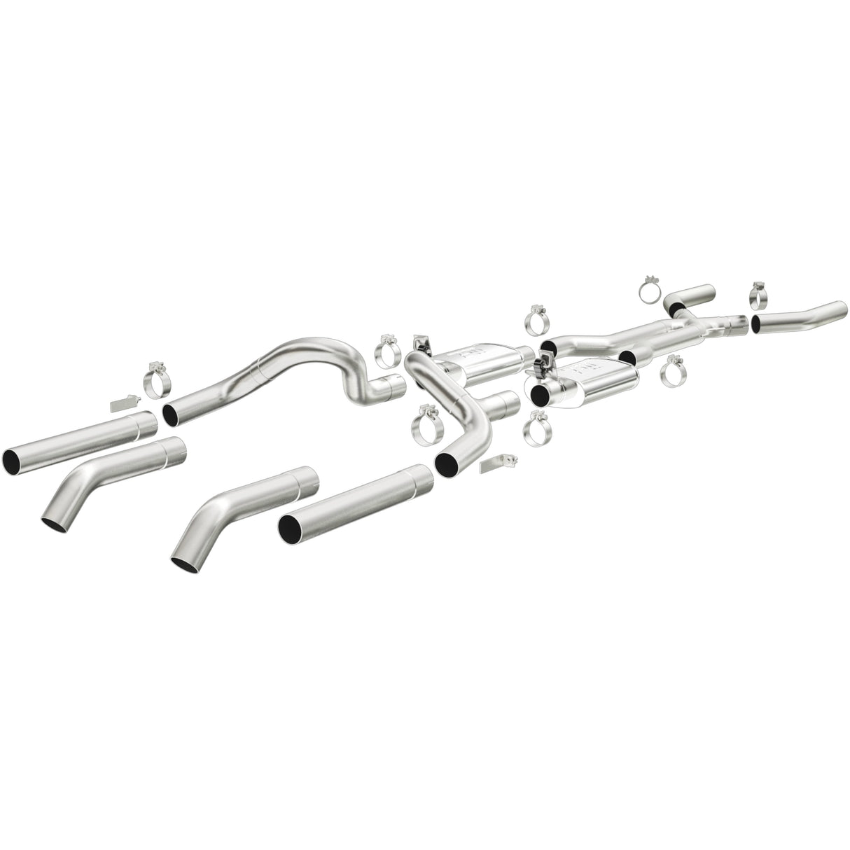 Street Series Stainless Crossmember-Back System MagnaFlow Exhaust Products Exhaust System Kit  AXOPROS