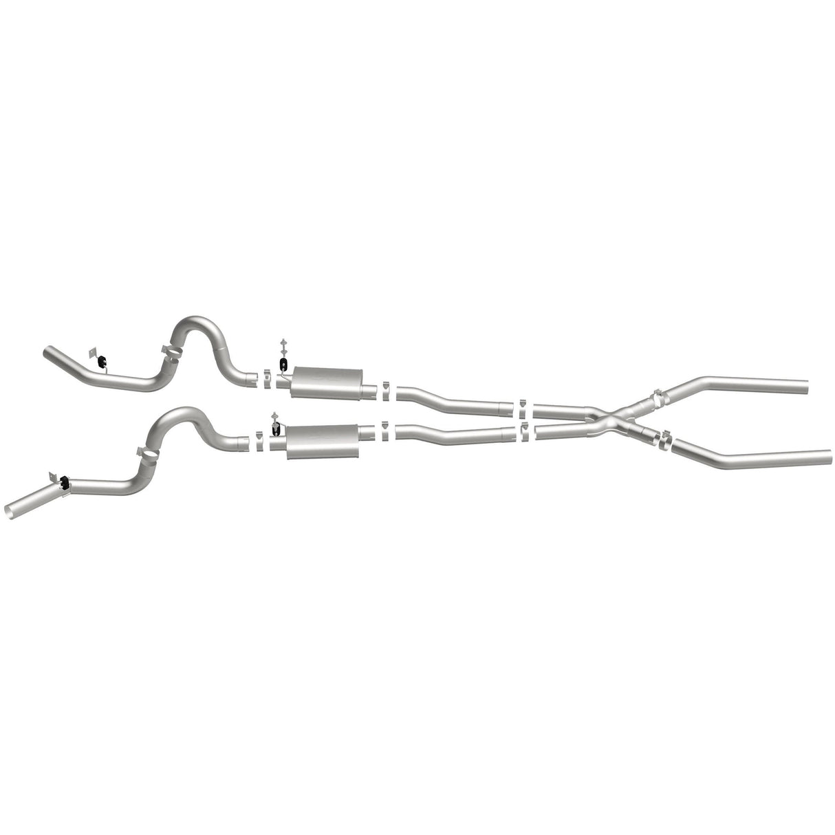 Street Series Stainless Crossmember-Back System MagnaFlow Exhaust Products Exhaust System Kit  AXOPROS