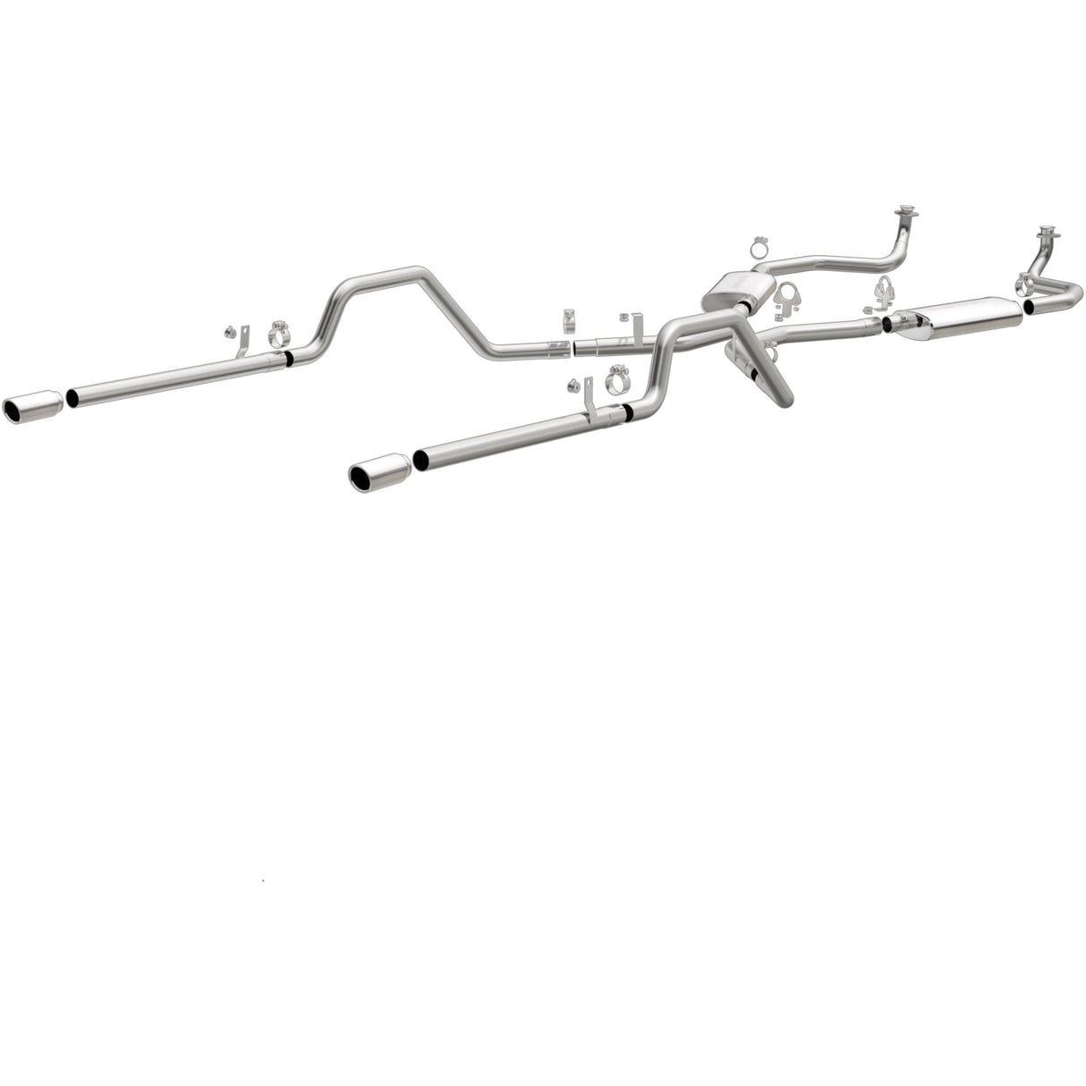 Street Series Stainless Crossmember-Back System MagnaFlow Exhaust Products Exhaust System Kit  AXOPROS