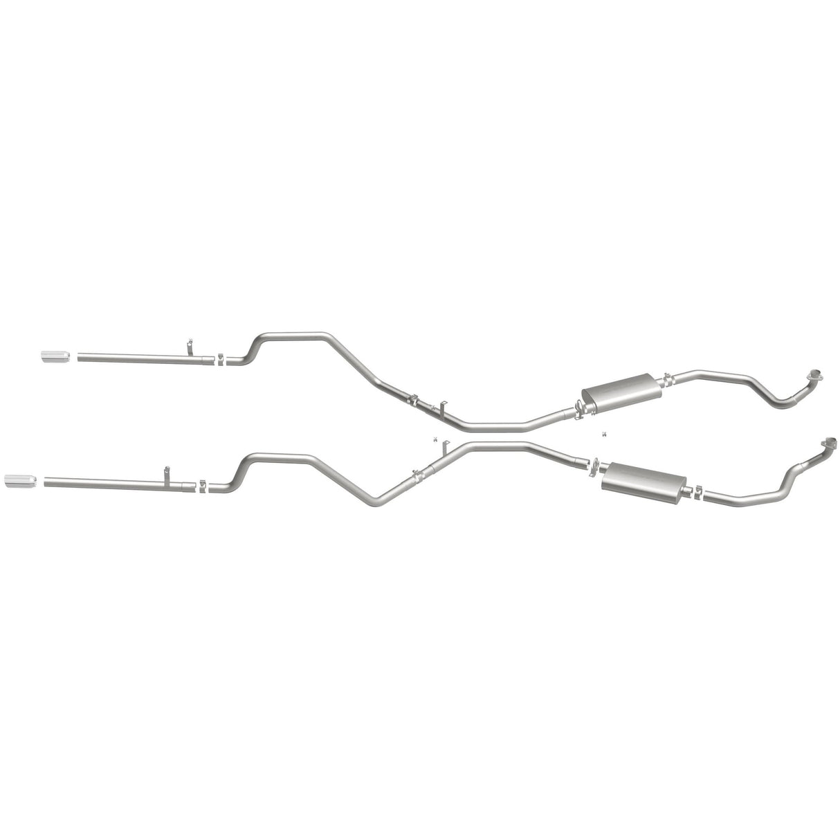 Street Series Stainless Crossmember-Back System MagnaFlow Exhaust Products Exhaust System Kit  AXOPROS