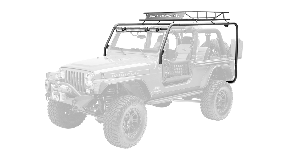 Body Armor 4x4 - TJ-6125-2 - Roof Rack Body Armor 4x4 Roof Rack  AXOPROS