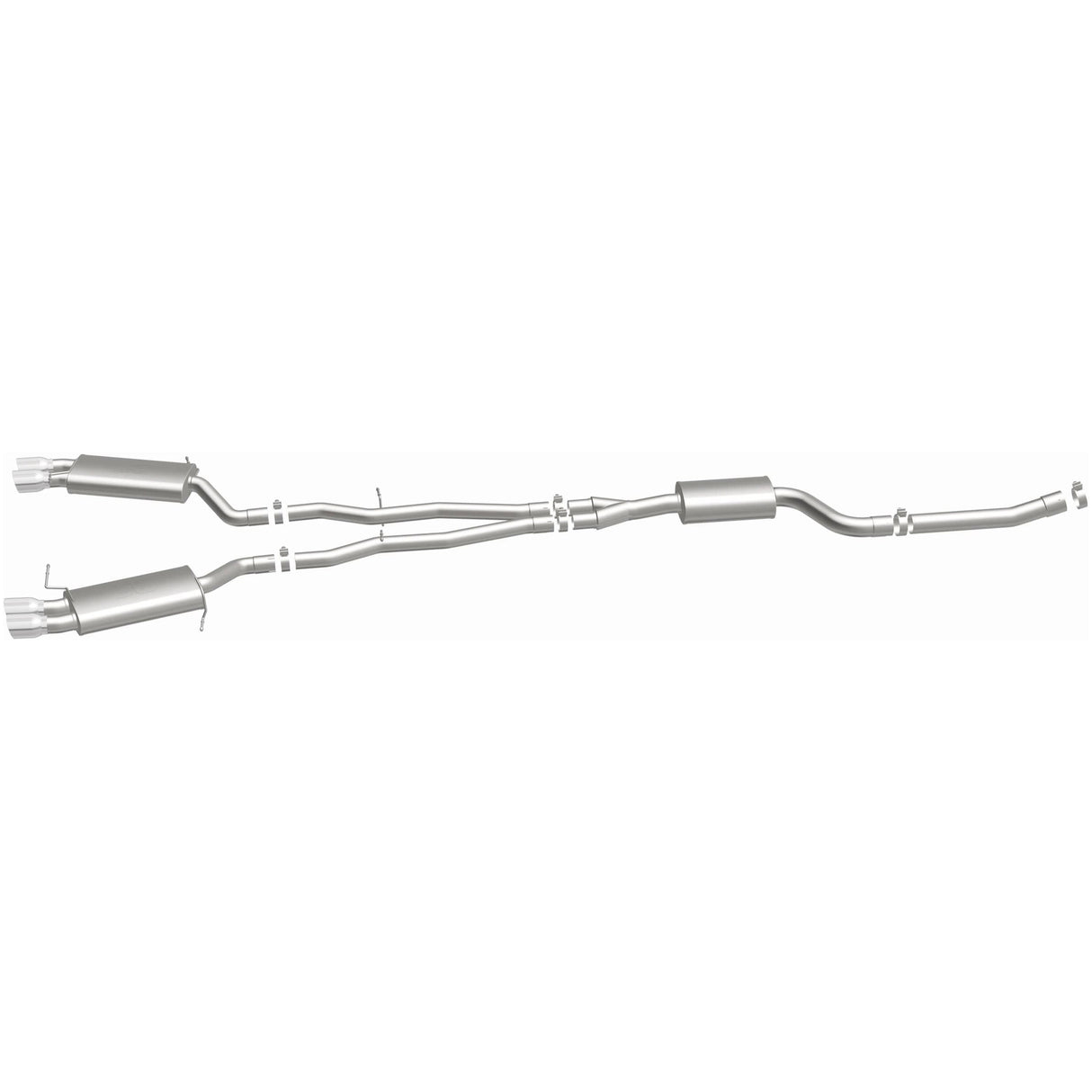 Touring Series Stainless Cat-Back System MagnaFlow Exhaust Products Exhaust System Kit  AXOPROS