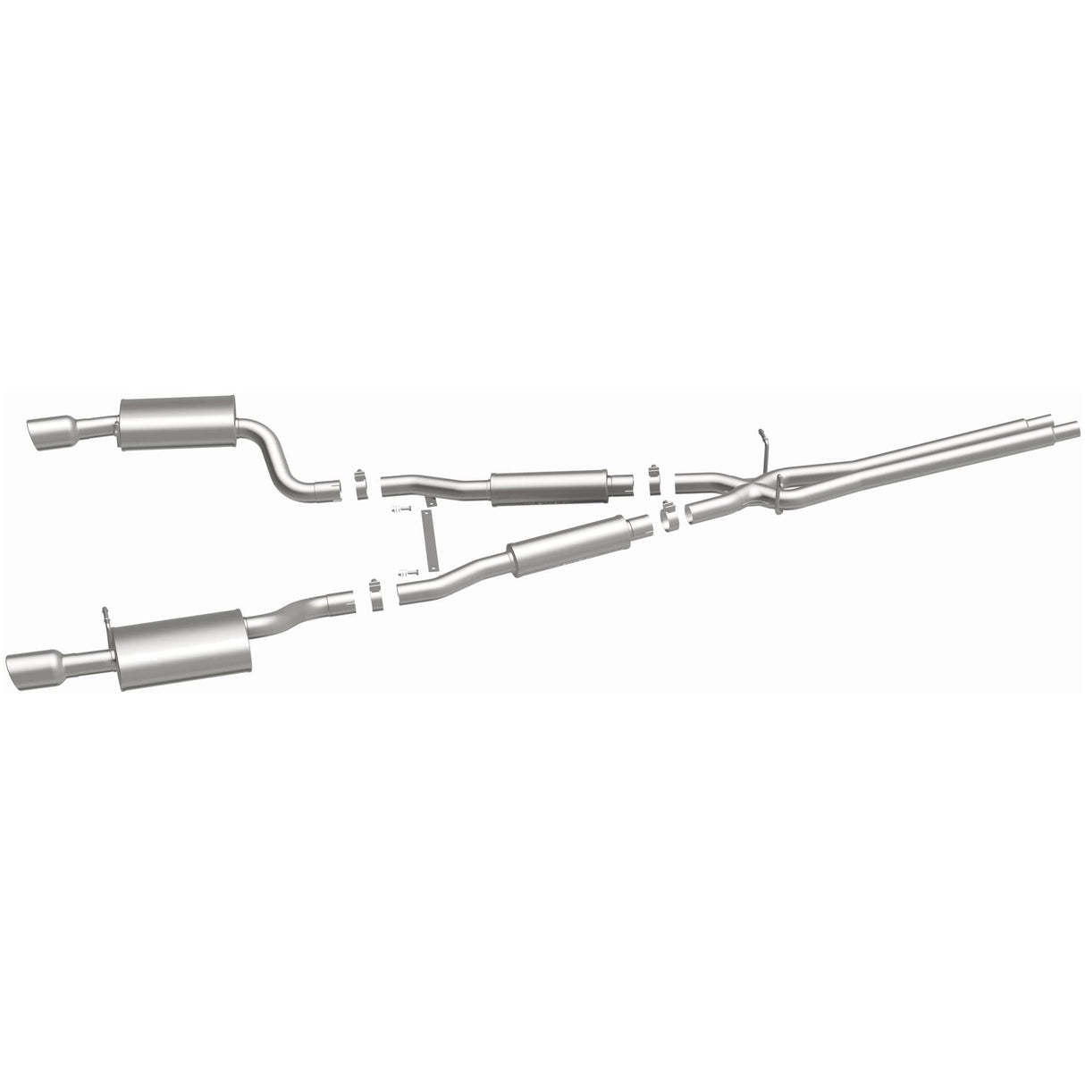 Touring Series Stainless Cat-Back System MagnaFlow Exhaust Products Exhaust System Kit  AXOPROS