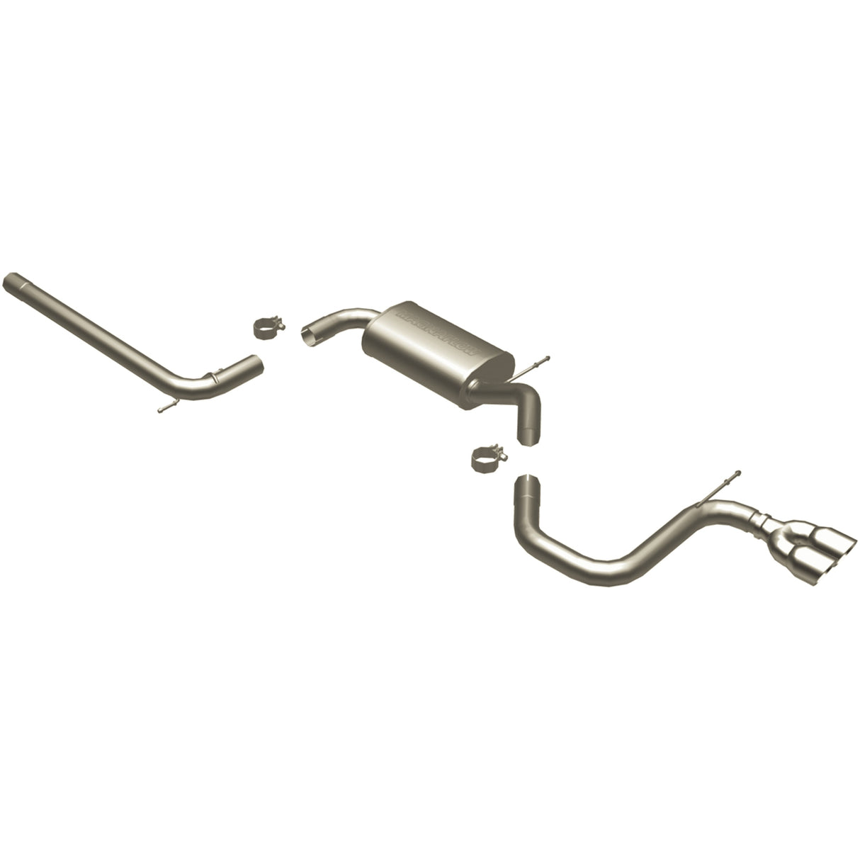 Touring Series Stainless Cat-Back System MagnaFlow Exhaust Products Exhaust System Kit  AXOPROS