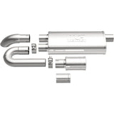 Universal XMOD Performance Muffler; 2.5in. Offset/Dual; 5x18x8 Body MagnaFlow Exhaust Products Exhaust Muffler  AXOPROS