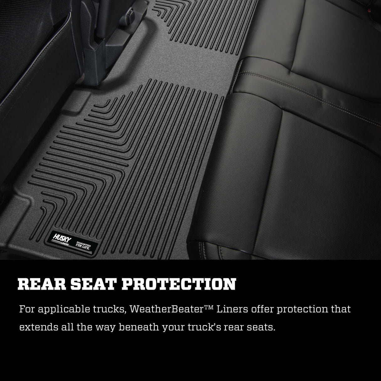 Husky Weatherbeater Front & 2nd Seat Floor Liners (Footwell Coverage) 98333 Husky Liners Floor Liner  AXOPROS