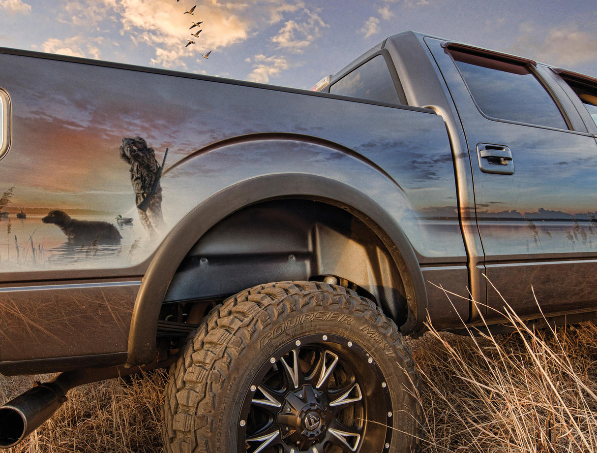 Husky Rear Wheel Well Guards 79041 Husky Liners Fender Liner  AXOPROS