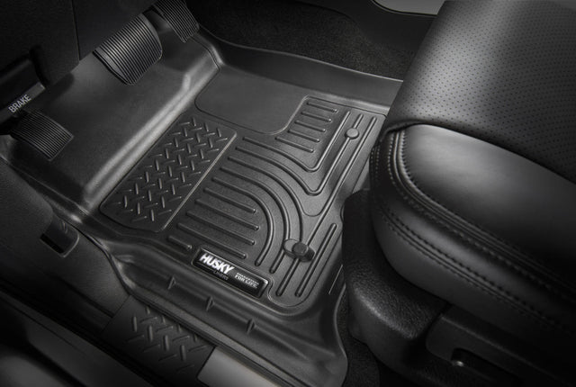 Husky Weatherbeater Front & 2nd Seat Floor Liners 95551 Husky Liners Floor Liner  AXOPROS