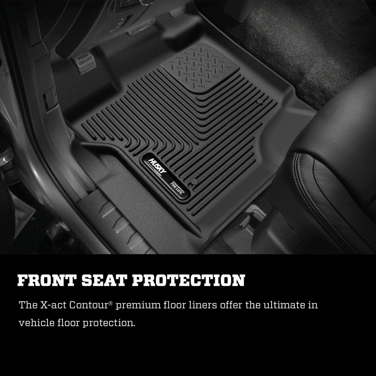 Husky X-act Front & 2nd Seat Floor Liners 54978 Husky Liners Floor Liner  AXOPROS