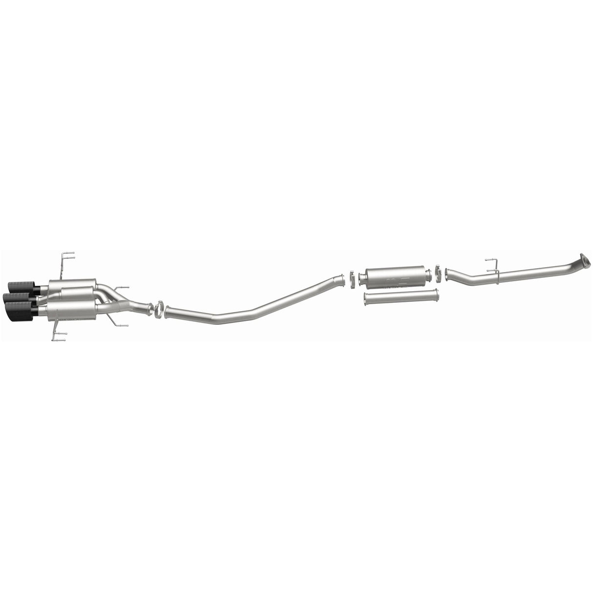 XMOD Series Carbon Fiber Tips Cat-Back System MagnaFlow Exhaust Products Exhaust System Kit  AXOPROS