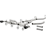 XMOD Series Carbon Fiber Tips Cat-Back System MagnaFlow Exhaust Products Exhaust System Kit  AXOPROS