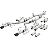 XMOD Series Carbon Fiber Tips Cat-Back System MagnaFlow Exhaust Products Exhaust System Kit  AXOPROS