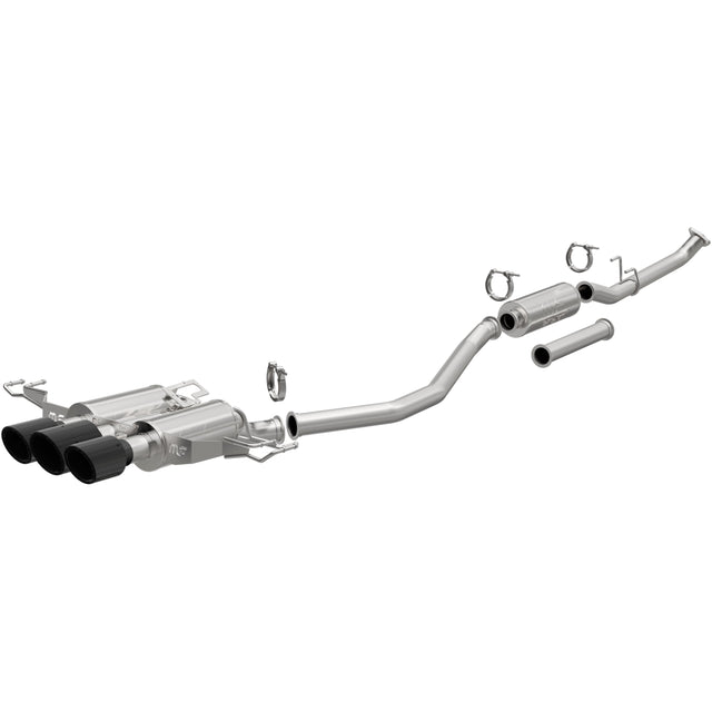 XMOD Series Carbon Fiber Tips Cat-Back System MagnaFlow Exhaust Products Exhaust System Kit  AXOPROS