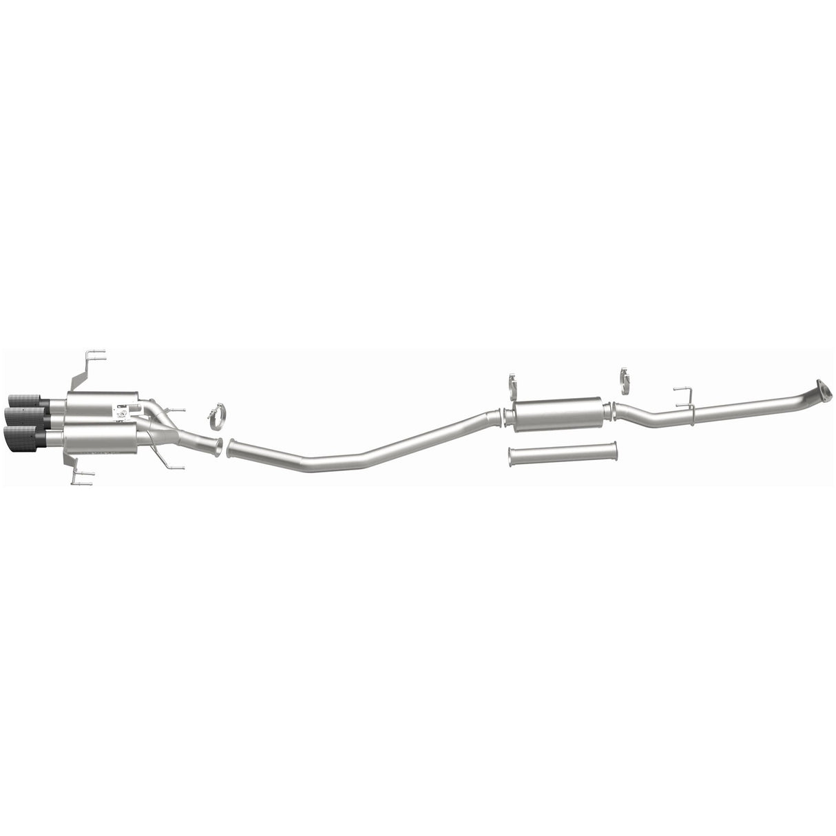 XMOD Series Carbon Fiber Tips Cat-Back System MagnaFlow Exhaust Products Exhaust System Kit  AXOPROS