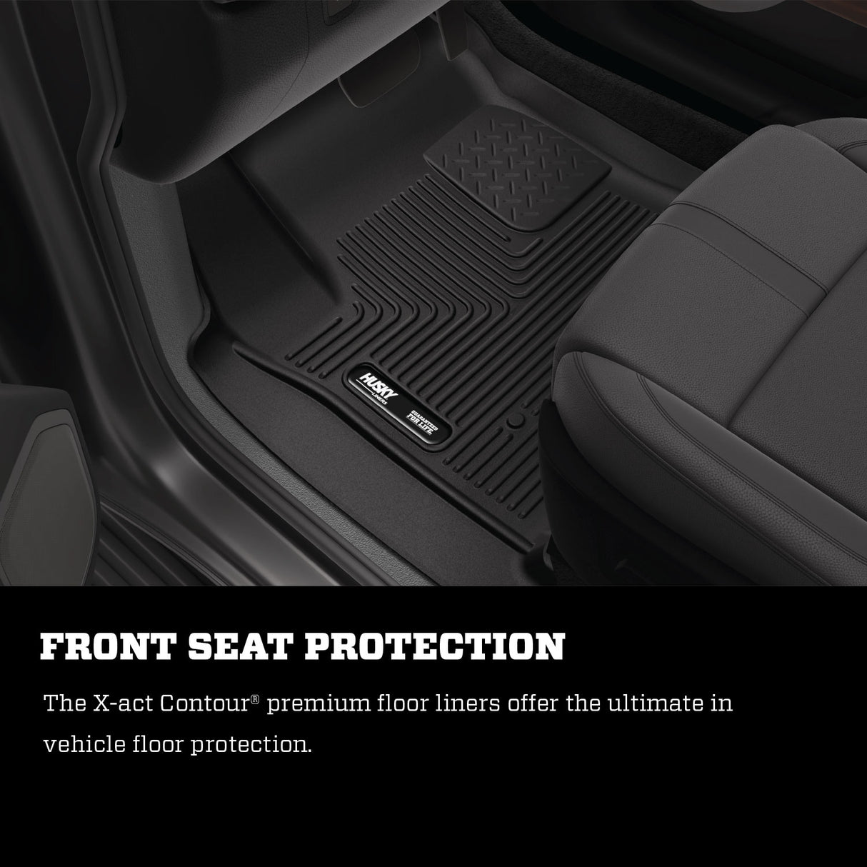 Husky X-act Front Floor Liners 54751 Husky Liners Floor Liner  AXOPROS