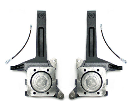 MaxTrac 07-18 Toyota Tundra 2WD 3.5in Front Lift Spindles w/Extended DOT Compliant Brake Lines Maxtrac Steering Knuckles & Spindles  AXOPROS
