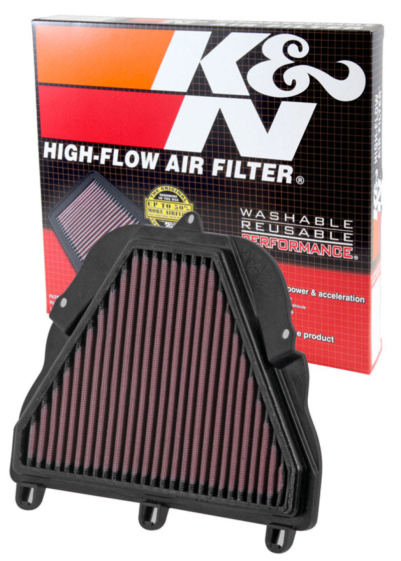 K&N 06-12 Triumph Daytona 675/675 SE/675R/Street Triple/Street Triple R Replacement Air Filter K&N Engineering Air Filters - Direct Fit  AXOPROS