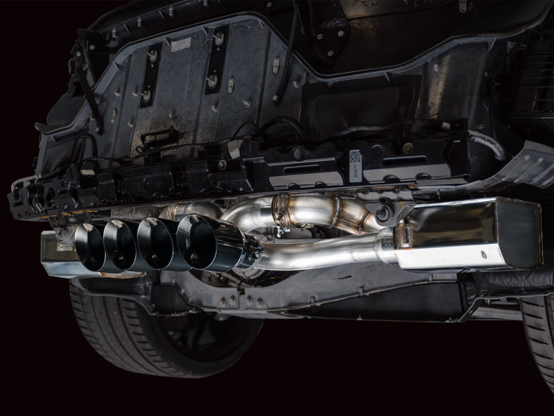 AWE 2023 C8 Corvette Z06 SwitchPath Cat-Back Exhaust - Diamond Black Tips AWE Tuning Catback  AXOPROS