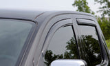 AVS 09-18 Dodge RAM 1500 Quad Cab Ventvisor In-Channel Front & Rear Window Deflectors 4pc - Smoke AVS Wind Deflectors  AXOPROS