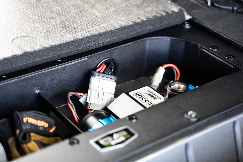 DV8 Offroad 21-23 Ford Bronco (Exc. Bronco Raptor) Air Compressor Mount & Storage Box DV8 Offroad Air Compressors  AXOPROS