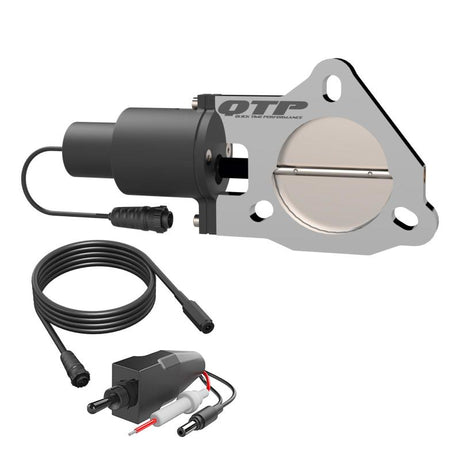 QTP 3in Bolt-On QTEC Electric Cutout Valve - Single - AXOPROS