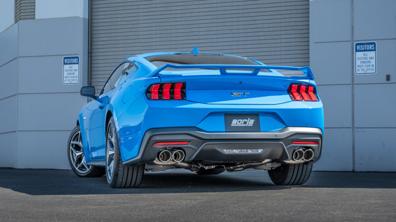 Borla 2024 Ford Mustang GT 5.0L V8 w/ Active Exhaust ATAK Cat-Back Exhaust System Borla Catback  AXOPROS