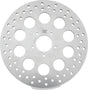Twin Power 08-13 FLH FLT 08-16 FLHR 06-17 Dyna Front 11.8in Rotor Solid With Holes Stainless TwinPower Brake Rotors - OE  AXOPROS